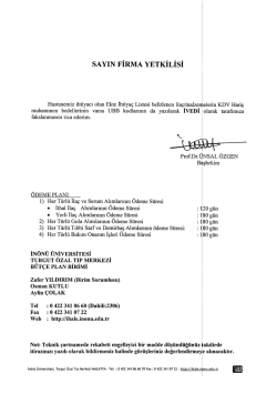 sAYıN FİRMA YETKİLİSİ