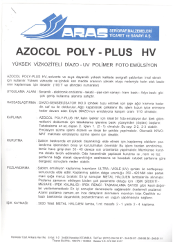 AZOCOL POLY - PLUS HV