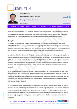 İZDENETİM-Makale Formu