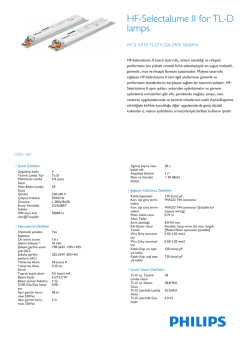 Product Leaflet: HF-S 158 TL-D II