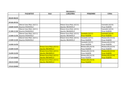 Haftalık Ders Programı