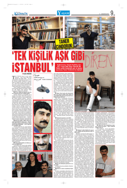 TANER CiNDORUK: - Gazete Kadık&ouml;y