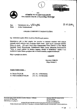 T. C. G&uuml;mr&uuml;k ve Ticaret Bakanlığı Orta Anadolu G&uuml;mr&uuml;k ve Ticaret