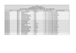 mekatronik 2. sınıf (n&ouml;-i&ouml;) - Ortak&ouml;y Meslek Y&uuml;ksekokulu