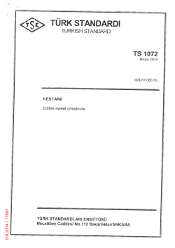 Kestane Standardı İ&ccedil;in Tıklayınız