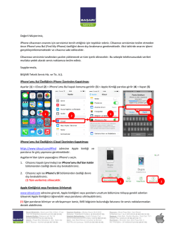 iPhone Bilgilendirme - Başarı Teknik Servis