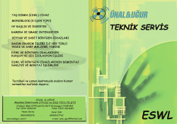 ESWL Katalog - &Uuml;nal Uğur Medikal