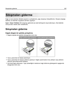 Sıkı maları giderme