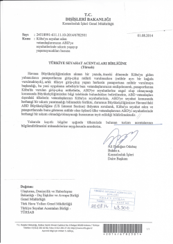 T.C. Dışişleri Bakanlığı Konsolosluk İşleri Genel