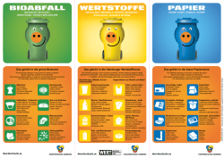 bıoabfall papıer wertstoffe