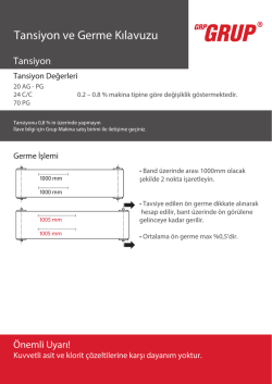 Tans yon ve Germe Kılavuzu