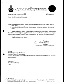 OneTouch 4.6 Scanned Documents - İstanbul B&uuml;y&uuml;kşehir Belediyesi