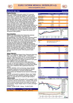 EURO YATIRIM MENKUL DEĞERLER A.Ş.