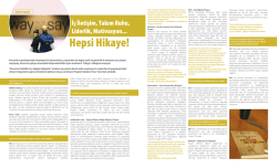 Hepsi Hikaye! - HR İnsan Kaynakları ve Y&ouml;netim Dergisi