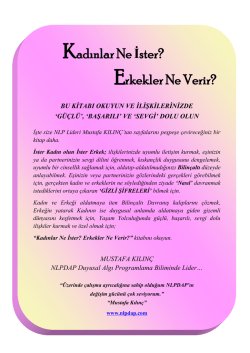 Kadınlar Ne İster? Erkekler Ne Verir?