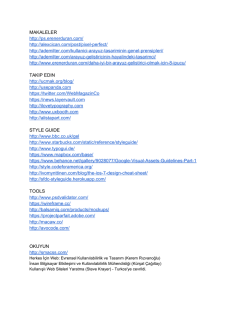 MAKALELER http://ps.erenerduran.com/ http://alexcican.com/post