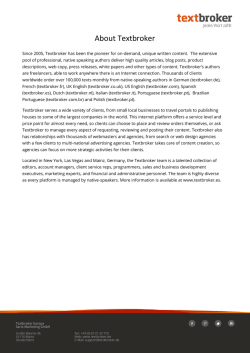 About Textbroker