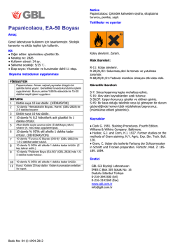 Papanicolaou, EA-50 Boyası - GBL G&uuml;l Biyoloji Laboratuvarı