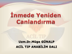İnmede Yeniden Canlandırma