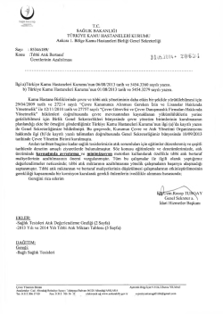 an İh /UH* 2 0 G "J 4 - Ankara 1. B&ouml;lge Kamu Hastaneleri Birliği