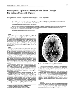 Full Text (PDF) - Klimik Dergisi