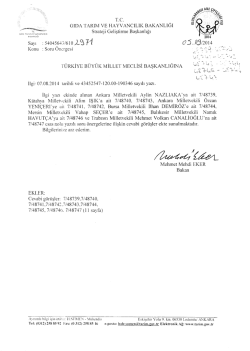 Cevap - Türkiye Büyük Millet Meclisi