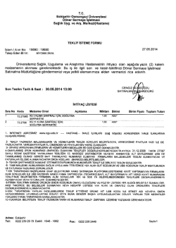 Eskişehir Osmangazi &Uuml;niversitesi Hastanesi