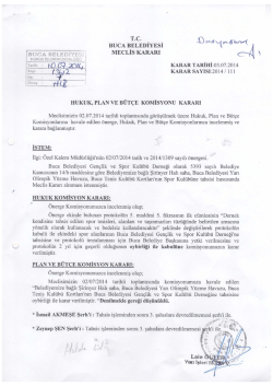 T.c. Q WE %ık&scaron;m - Buca Belediyesi