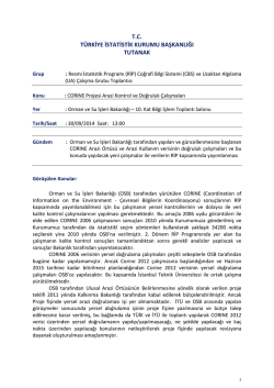 Coğrafi Bilgi Sistemi _CBS_ ve Uzaktan Algılama_30092014