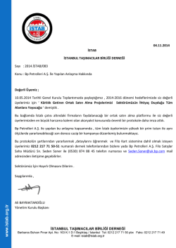 BP Petrolleri A.Ş. İle Yapılan Anlaşma