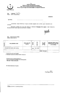T. C. - Rize Eğitim ve Araştırma Hastanesi