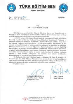 İlgili yazımız i&ccedil;in tıklayınız - T&uuml;rk Eğitim-Sen