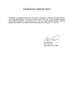 1.Üst Yazı Tek Merkezli Çalışmada AD.Bşk.