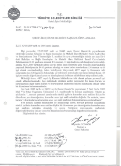 T.C. - T&uuml;rkiye Belediyeler Birliği