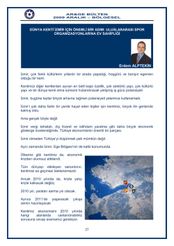 Erdem ALPTEKİN - İzmir Ticaret Odası