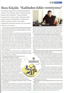 ı ım Bora K&uuml;&ccedil;&uuml;k: &ldquo;Kaliteden &ouml;d&uuml;n vermiyoruz&rdquo;