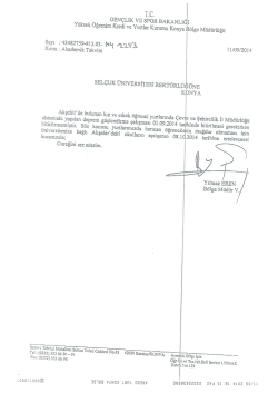 GEN&Ccedil;LIK vB snoia BAKANLiğI