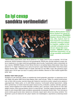 En iyi cevap sandıkta verilmelidir!