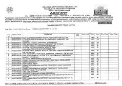 DA VU T DERE - İstanbul &Uuml;niversitesi