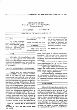 108 - Kafkas Üniv Vet Fak Derg