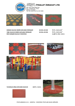 KIRMIZI KAUCUK ZEMİN KAPLAMA &Uuml;R&Uuml;NLERİ 50 CM x