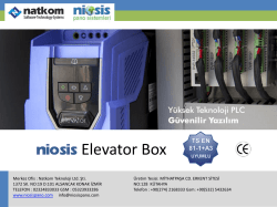 PowerPoint Sunusu - Niosis Pano Sistemleri