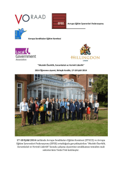 Mesleki &Ouml;zerklik, Sorumluluk ve Verimli Liderlik Seminer Raporu 17