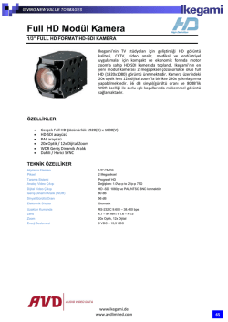 Full HD Mod&uuml;l Kamera