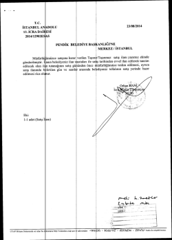 T.c. İSTANBUL ANADOLU 13. İCRA DAİRESİ 2014/12902EsAs