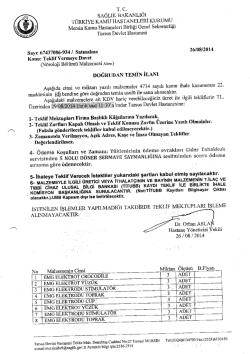 sAĞLıK BAKANLIĞI - Tarsus Devlet Hastanesi