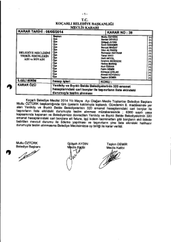 Tıklayınız - Ko&ccedil;arlı Belediyesi