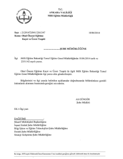 Okul &Ouml;ncesi Eğitime Kayıt ve &Uuml;cret Tespiti
