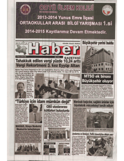 2013-2014 Yunus Emre İl&ccedil;esi