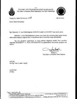 OneTouch 4.6 Scanned Documents - İstanbul B&uuml;y&uuml;kşehir Belediyesi